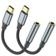 thumbnail image 1 of Adaptador TIPSEAN USB-C a conector de audífonos de 3,5 mm, paquete de 2, 1 of 6