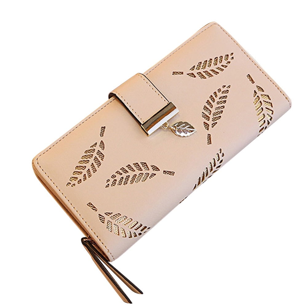 Cartera Plegable Mujer Leaves