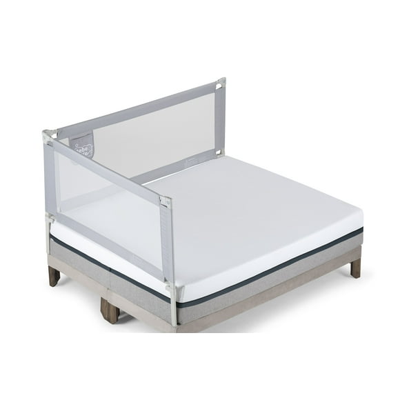 2 barandas Para cama 1.5 Plaza Gris 105×190 cm Altura colchón hasta 38 cm