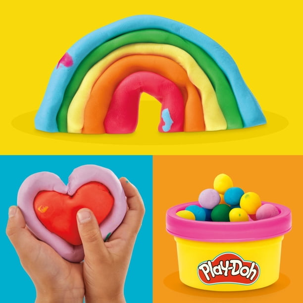 Masas y Plastilinas Play-Doh 50 Pack Colores del Arcoíris Lider