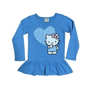 Polera Niña Hello Kitty Turquesa 8