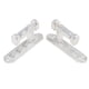 thumbnail image 1 of 1 par de cortinas retiene cortinas de metal Tieback Wall Hook Silver_A, 1 of 3
