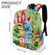 thumbnail image 3 of Yo Gabba Gabba-theme Backpack, Campus style schoolbag Bookbag with Adjustable Shoulder Straps And Large Zip Compartment, Unisex Travel Bags.42x30x15cm, 3 of 6