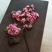 Vadell Home - Cerezo En Flor Rosado Oscuro, Rama Decorativa De 100 Cm