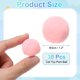 thumbnail image 2 of Uxcell 30 Piezas Juguete para Gato Bola de Pompones de Felpa Peluda 1.2" Rosa Rosado, 2 of 6