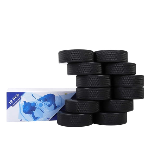 Discos de hockey sobre hielo Golden Sport, reglamento oficial, 12 unidades