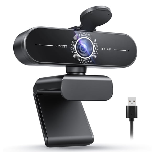 Webcam EMEET C60E 4K para streaming y gaming con enfoque automático