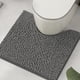 thumbnail image 5 of Alfombra de baño en forma de U, supersuave, peluda y con contorno para el suelo del baño, esponjosa, absorbente de agua, antideslizante, lavable a máquina, secado rápido, 5 of 5
