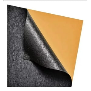 Kimale - Parche Adhesivo 30X20Cm Reparación Cuero Cuerina Trabajos Negro