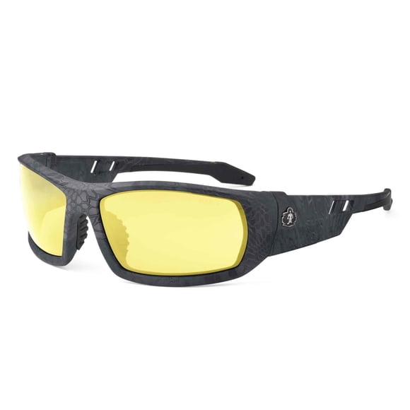 Gafas de Seguridad Ergodyne Skullerz Odin Kryptek Typhon con Lente Amarilla