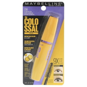 Maybelline - Máscara De Pestañas The Colossal Volum Express - 230 Glam Black De Para Mujeres - Máscara De Pestañas De 0,31 Oz