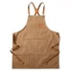thumbnail image 1 of Delantal de chef Tosewever de lona con parte trasera cruzada y correas ajustables, 1 of 7