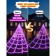 thumbnail image 3 of Luces de Halloween Telaraña LCHUANG 450 LED 16.4 x 16 ft, 3 of 3