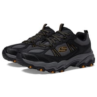 Zapatilla Skechers Stamina At Upper Stitch Para Hombre, Color Negro