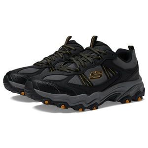 Zapatilla Skechers Stamina At Upper Stitch Para Hombre, Color Negro