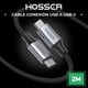 thumbnail image 2 of Cable Usb Tipo C To Usb 2 M iPhone Samsung Hosser Carga Rapi Negro, 2 of 3