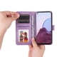 thumbnail image 2 of Funda tipo cartera FOXDOCK para OnePlus Nord N20 5G , diseño girasol en relieve, cuero PU, cierre magnético, soporte y tarjetero, 2 of 5
