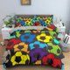 thumbnail image 1 of x2511 Bed Sheets Football Duvet Cover Full Bedding Set Quilt Cover with Zipper Closure Size Polyester Comforter Cover 3-Piece Bedding Set (1 Duvet Cover + 2 Pillow Shams) nj2511, 1 of 5
