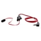 thumbnail image 3 of auricular de cable plano de micrófono para audífono walkie talkie radio rojo, 3 of 3