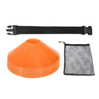 Ioensy - Conos De Fútbol Conos Deportivos Duraderos Naranja Para Juegos Infantiles De Desafío De Baloncesto 12 Piezas