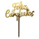thumbnail image 1 of Topper Feliz Cumpleaños 2 Dorado, 1 of 2