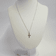 thumbnail image 3 of Collar modelo cruz 2, oro amarillo italiano 18k, 3 of 3