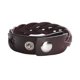 thumbnail image 4 of Pulsera CCBFY de Cuero Trenzado Marrón 23 cm Unisex, 4 of 6