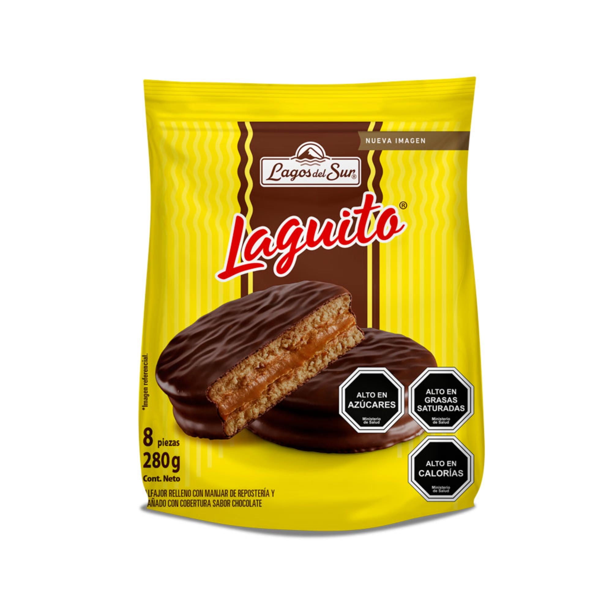 Alfajor Laguito 8 Un 35 g c/u Lagos del Sur