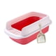 thumbnail image 4 of Caja De Arena Para Gatos Orinal Inodoro Bandeja De Arena Para Mascotas Grande Extraíble Fácil De Limpiar Grande Rosa, 4 of 5
