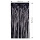 thumbnail image 4 of Paquete de 3 cortinas de aluminio con flecos metálicos para fiestas de cumpleaños, fotos, bodas y eventos (negro), 4 of 5