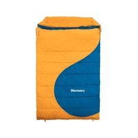 Genérico - Saco De Dormir Doble Discovery Dxl85, 2 Personas, Color Naranja