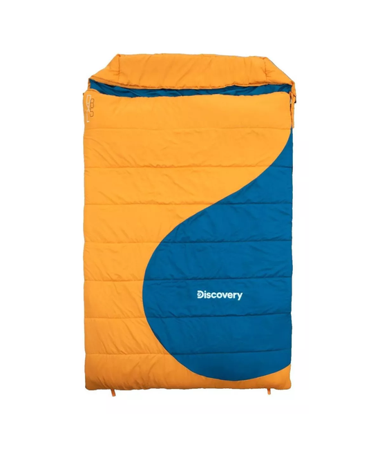 Genérico - Saco De Dormir Doble Discovery Dxl85, 2 Personas, Color Naranja