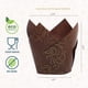 thumbnail image 3 of Moldes para cupcakes Tulip (paquete de 300), moldes de papel para hornear, envoltorios para muffins resistentes a la grasa, perfectos para fiestas de cumpleaños, bodas, baby showers y panaderías (6 co, 3 of 7