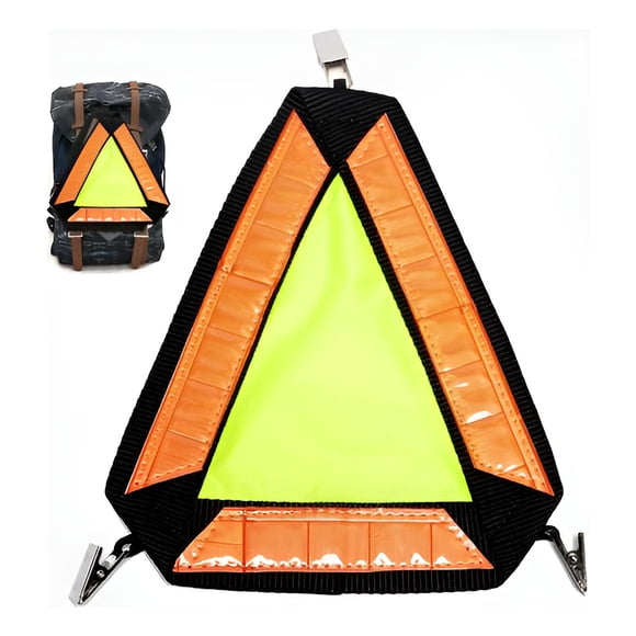 Triangulo Reflectante Seguridad Ciclista Bicicleta Scooter multicolor