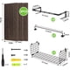thumbnail image 2 of Repisa Flotantes De Madera Modernas X3 Con Reja Pino Nano0086, 2 of 7