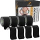 thumbnail image 1 of JB Tape Kinesiology Tape, Black, 80 Precut 10-Inch Strips, 4 Rolls, 1 of 3