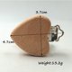 thumbnail image 2 of Sujetachupetes ARAKIERST de madera de haya, 5 piezas, forma de corazón, 2 of 6