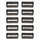 thumbnail image 3 of 10x Black Watch Band Correa Reemplazo Pequeño Cuerpo De Goma Bucles Titter 20mm, 3 of 3