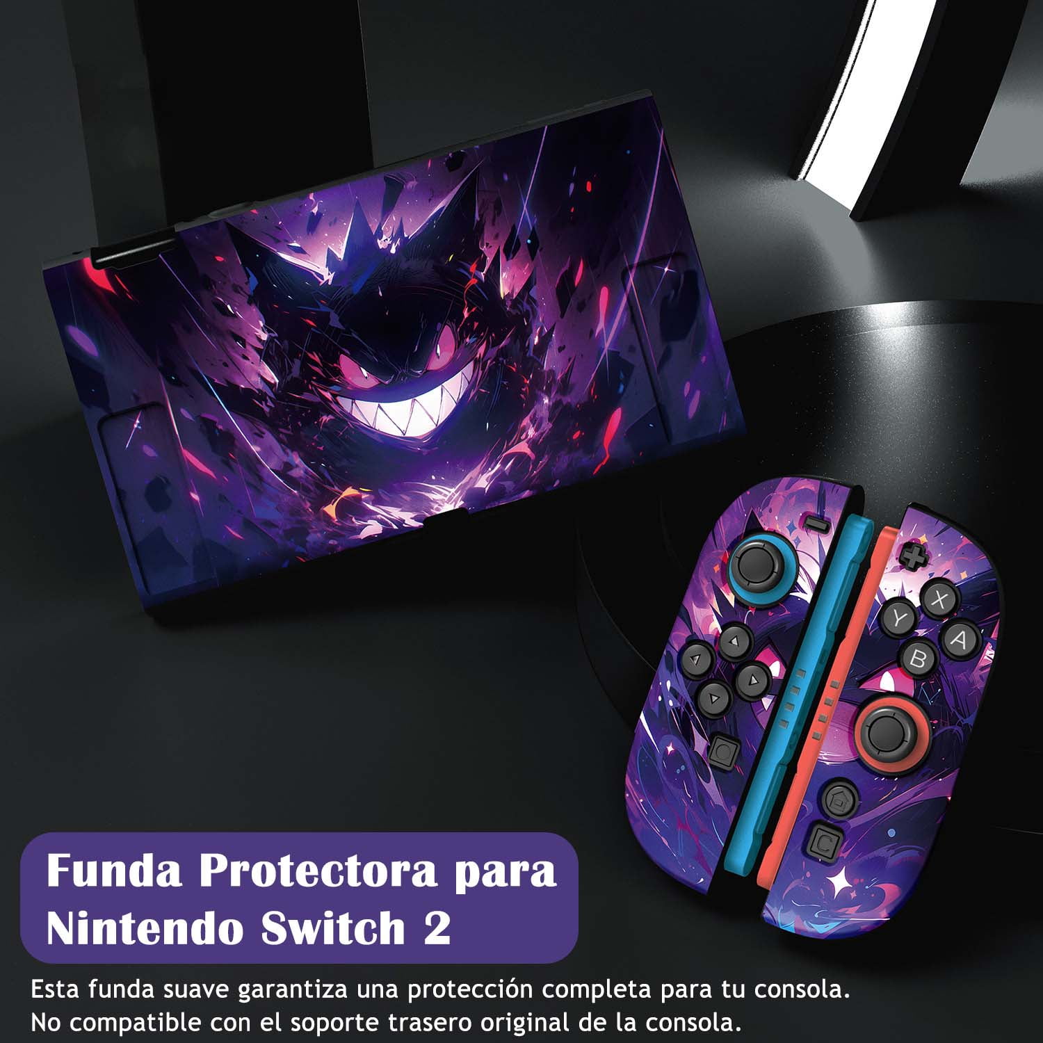 Syjupy - Funda Protectora Compatible Con Nintendo Switch 2, Funda Rígida Y Delgada Acoplable Para Consola Y Mandos Joy Con