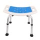 thumbnail image 1 of Taburete De Ducha De Aluminio Ajustable Para Inodoro Asiento Silla De Baño Banco De Ayuda Grande, 1 of 5