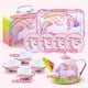 thumbnail image 2 of Juego de té JOYIN Unicorn con tetera de hojalata para niños pequeños con funda, 2 of 9