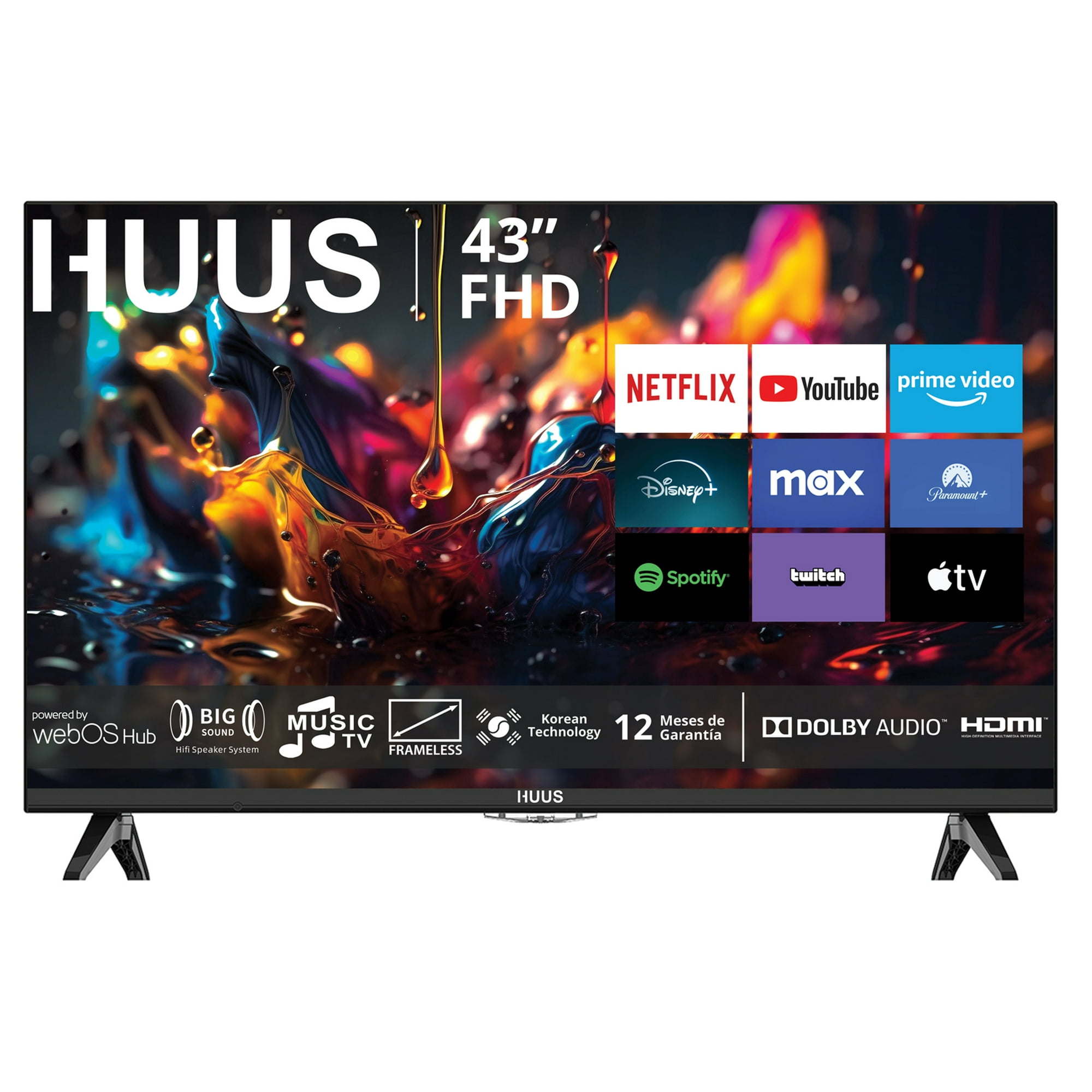 Huus - Led 43” Smart Tv Fhd Webos Powered By Lg