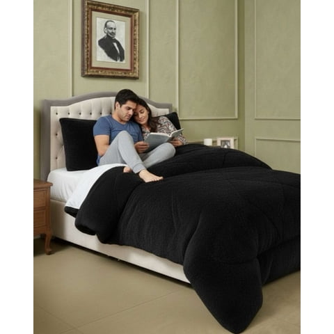 Imac Hogar - Cubrecama Otoño Invierno Chiporro Peludo Premium King 250 Cm X 270 Cm