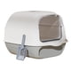 thumbnail image 3 of Cajas De Arena Para Gatos Completamente Cubiertas Desmontables Para Animales Pequeños, Orinal Para Gatitos, Color Gris, 3 of 5