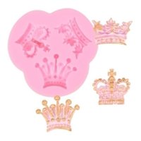 Genérico - Molde De Silicona Molde Corona Molde De Fondant 3 Corona