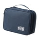 thumbnail image 4 of Organizador de accesorios electrónicos digitales, organizador de cables de viaje, estuche de transporte resistente al desgaste, bolsa de almacenamient Azul marino, 4 of 5