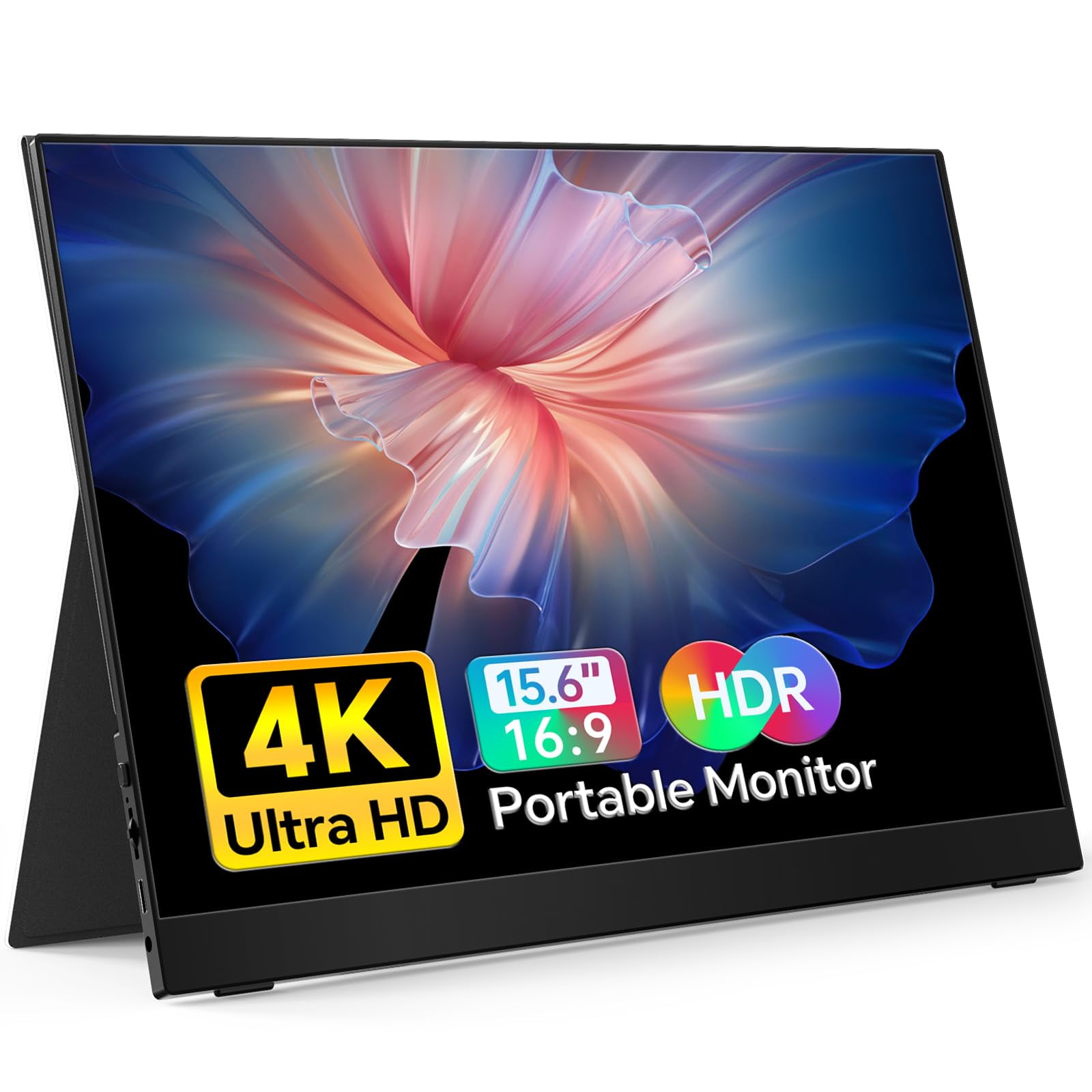 Monitor Portátil Mnn 4k 15.6" 3840x2160 Uhd Usb-c Hdmi