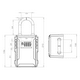 thumbnail image 5 of Caja Guarda Llaves Xl Gancho Con Clave 130x100x65mm, 5 of 12