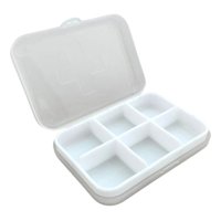 Genérico - Set 5 Pastilleros Portatil Viaje 6 Compartimiento Lau