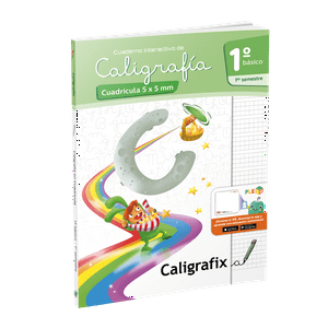 Editorial Caligrafix - Caligrafia Cuadricula 1 Básico -1Er Semestre - Interactivo